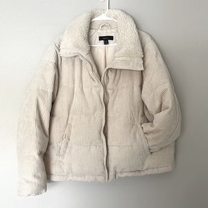 Corduroy Puffer Jacket